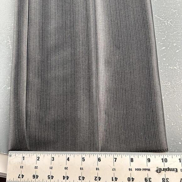 VTG Pagano West Slacks Mens 42 X-Long Black Striped Side Swedish Warp NWT No Hem - Picture 5 of 9